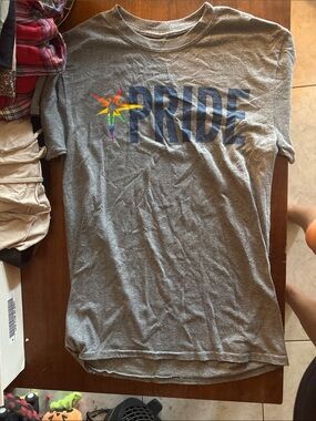 Gray Pride Graphic Tee - Unbranded